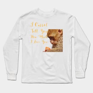 I Carrot Tell You How Much I Love You Long Sleeve T-Shirt